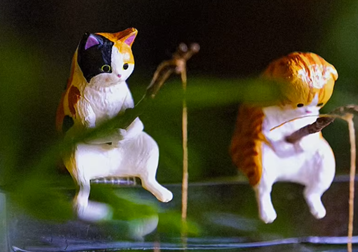 Katzenfigur „Angelfigur“