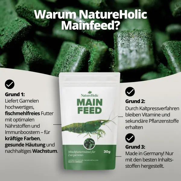 NatureHolic Mainfeed Softpads: Das Premium-Hauptfutter für vitale Zwerggarnelen 🦐 AquaTimo