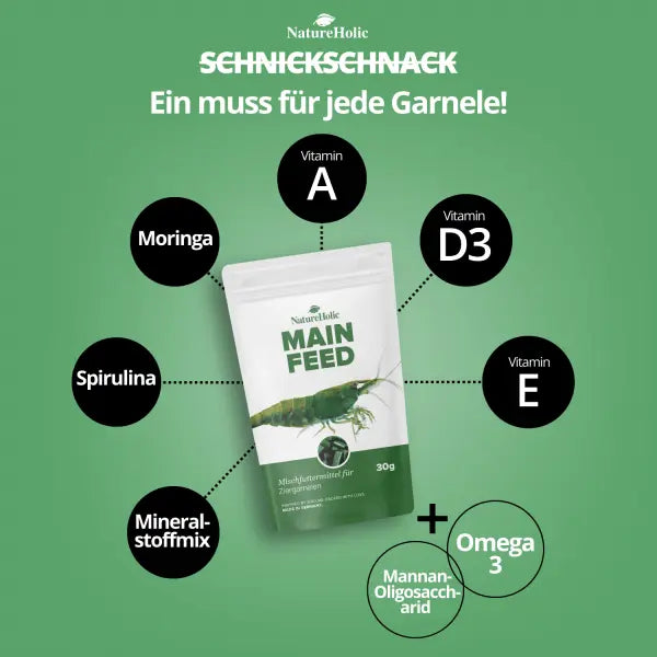 NatureHolic Mainfeed Softpads: Das Premium-Hauptfutter für vitale Zwerggarnelen 🦐 AquaTimo