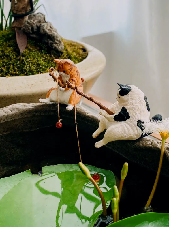 Katzenfigur „Angelfigur“