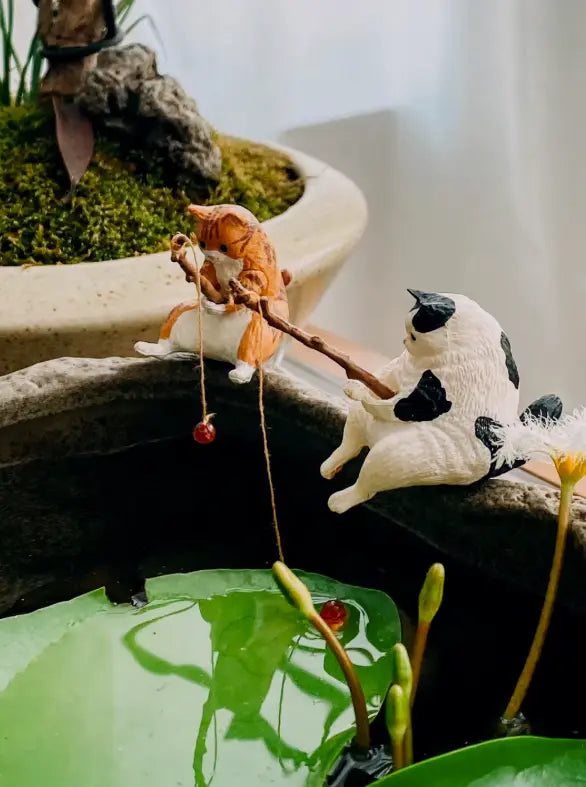 Katzenfigur „Angelfigur“ AquaTimo