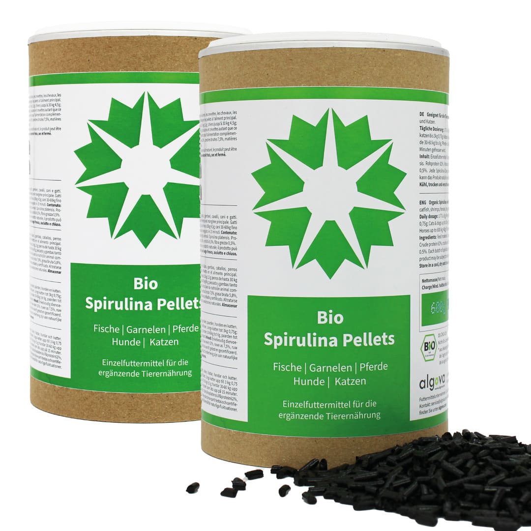 Algova Bio Spirulina Pellets: Das Superfood für Koi, Aquarienfische & BARF-Helden! 🌟