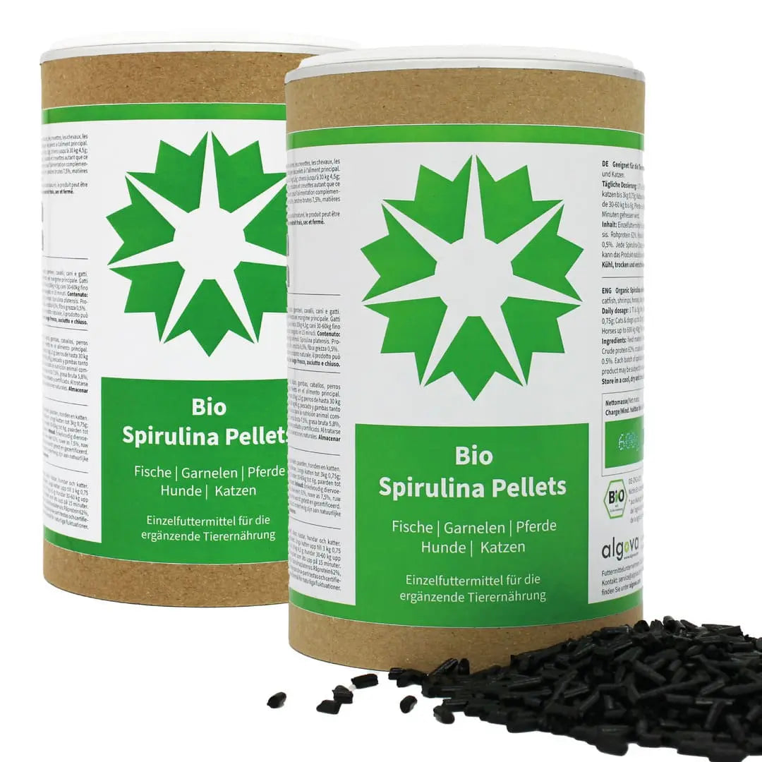Algova Bio Spirulina Pellets: Das Superfood für Koi, Aquarienfische & BARF-Helden! 🌟 algova