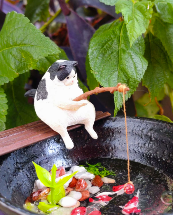 Katzenfigur „Angelfigur“