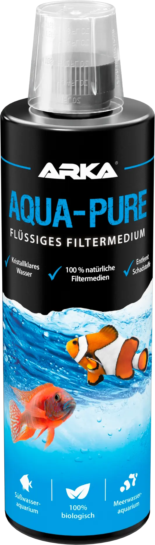 ARKA Aqua-Pure: Das Ultimative Flüssige Filtermedium für Kristallklares Süßwasser 💧🌱 - AS+ AquaTimo
