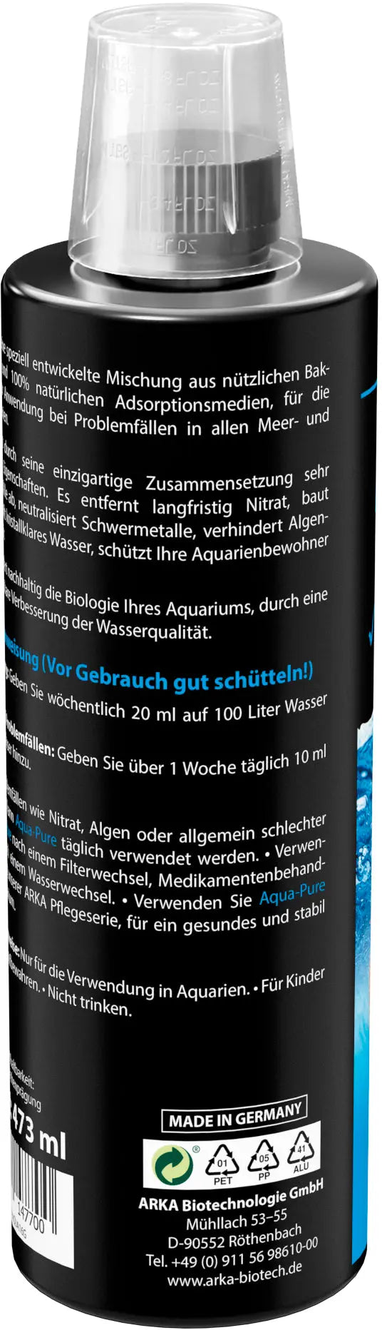 ARKA Aqua-Pure: Das Ultimative Flüssige Filtermedium für Kristallklares Süßwasser 💧🌱 - AS+ AquaTimo