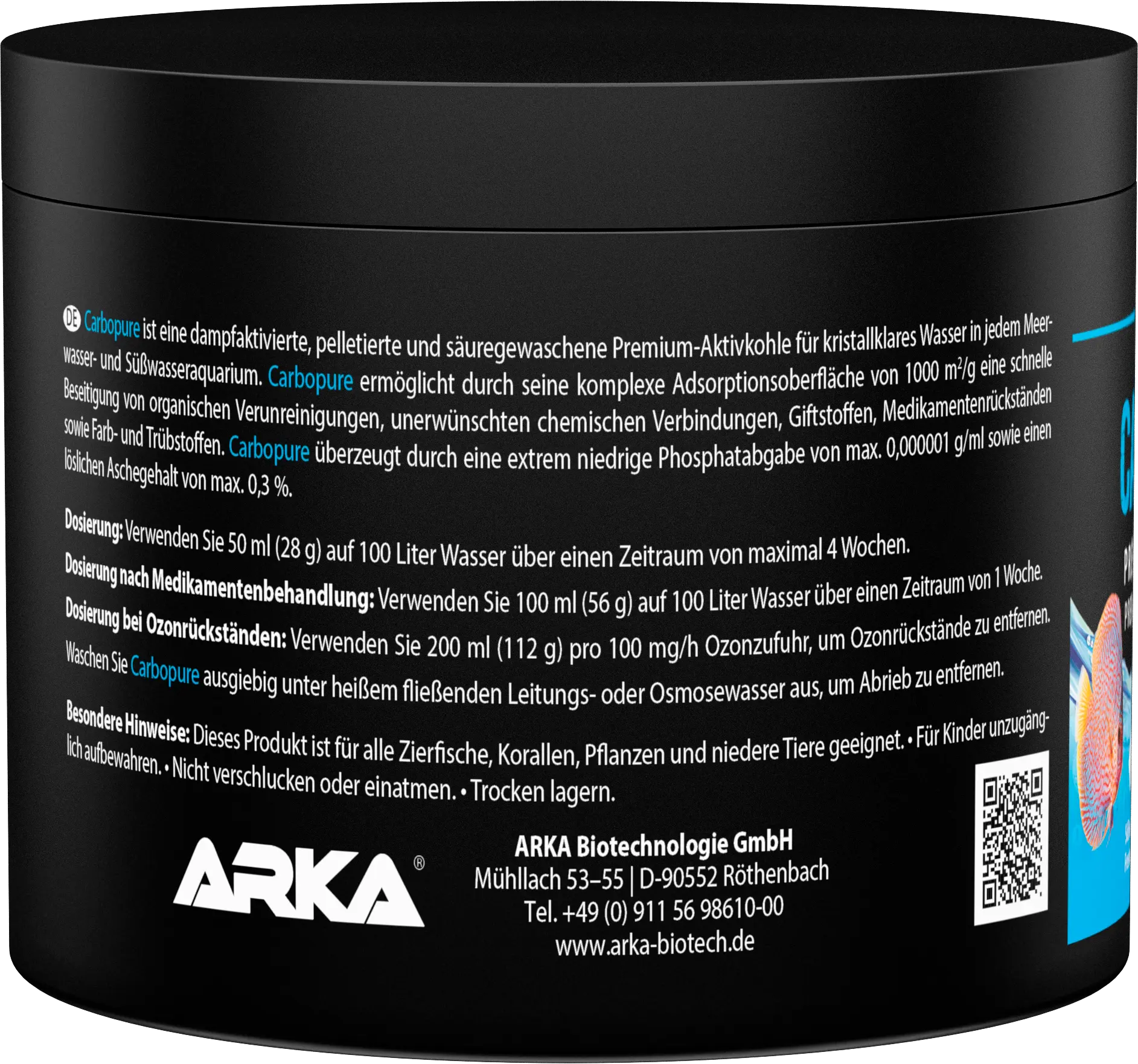 ARKA Carbopure: Premium-Aktivkohle für kristallklares Süßwasser im Aquarium!🐟✨ - AS+ AquaTimo