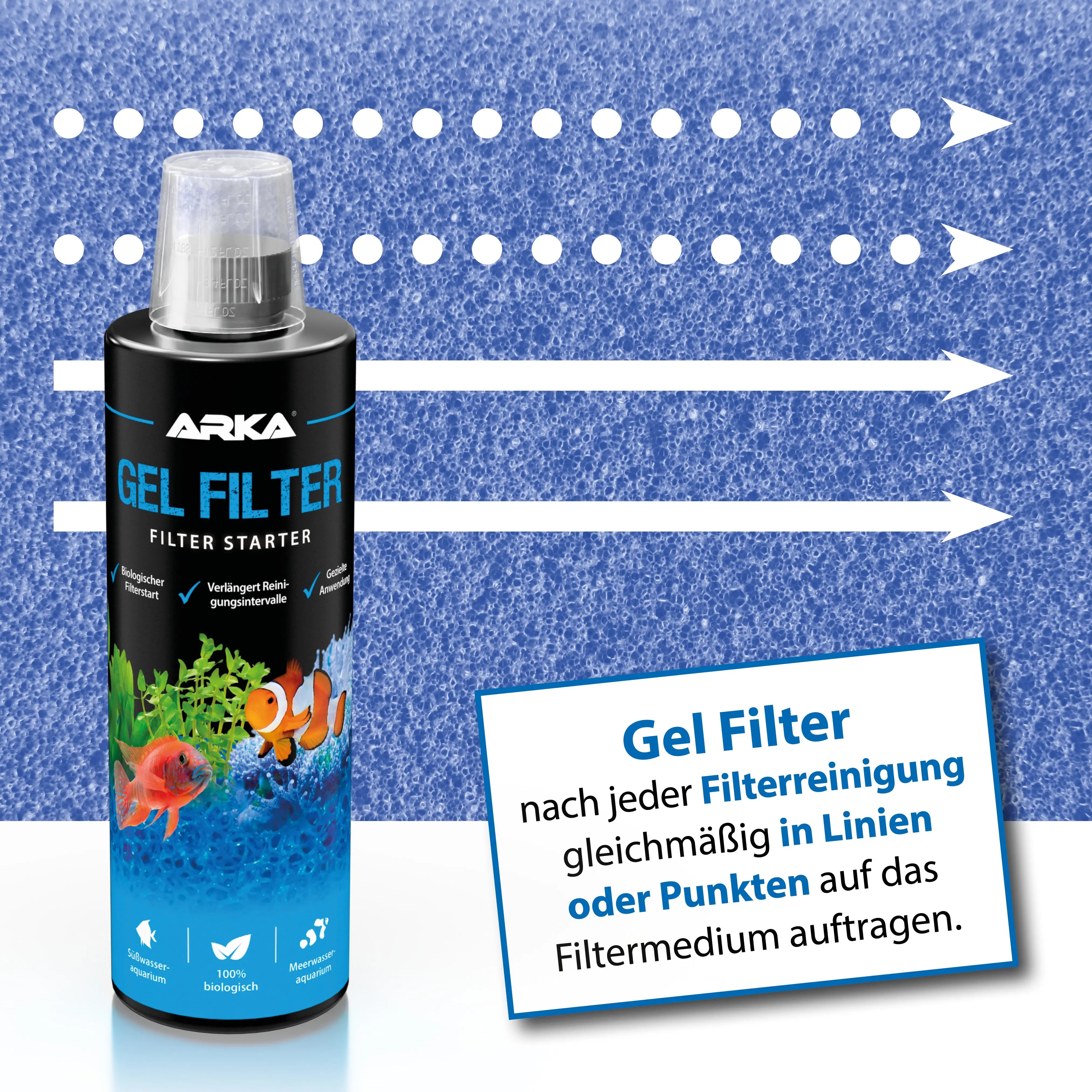 ARKA Gel Filter – Der innovative biologische Filter Starter für maximale Reinigungsintervalle im Süßwasser Aquarium!🚀 - AS+ AquaTimo