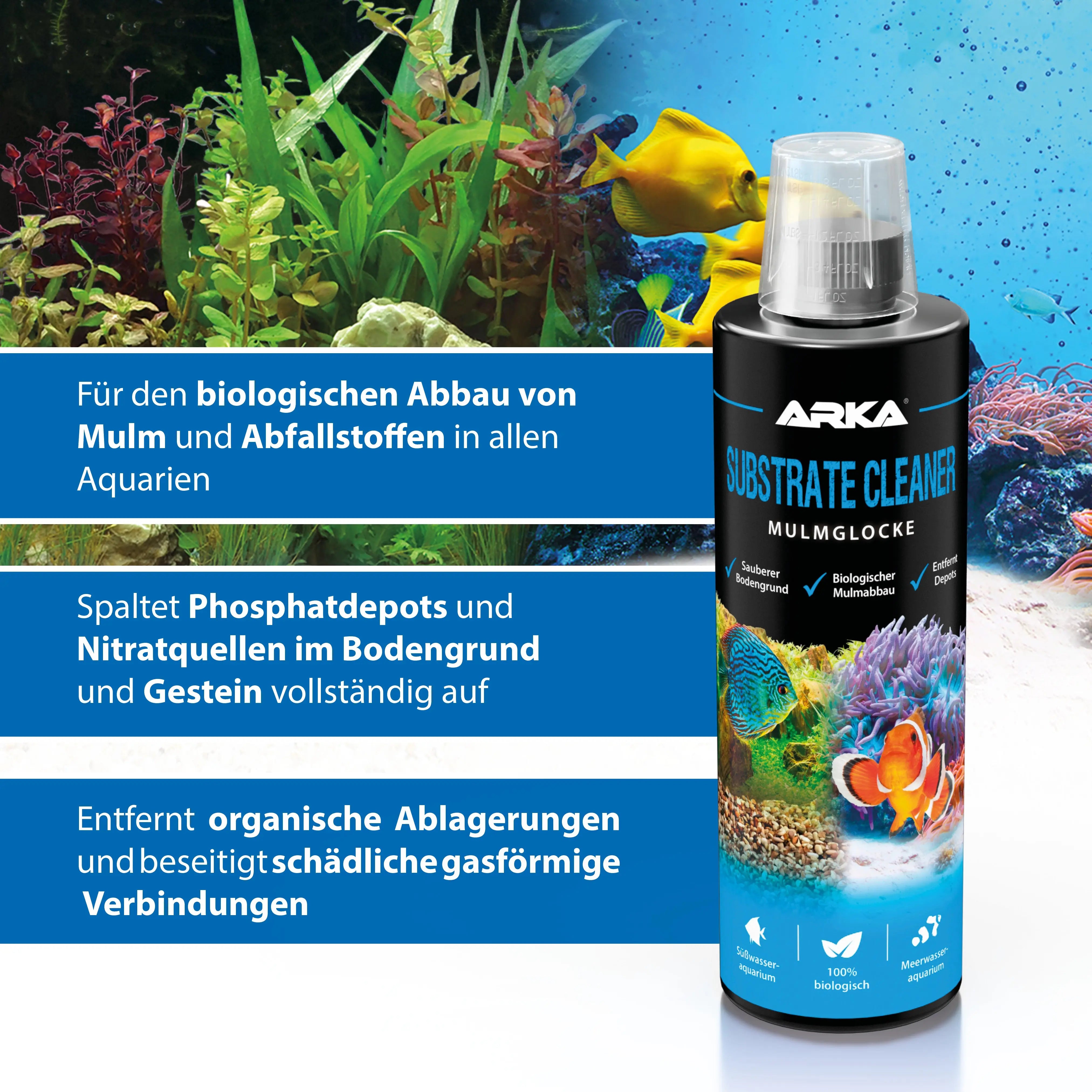 ARKA Substrate Cleaner – Die biologische Revolution für Ihren Süßwasser-Aquariengrund! 🫧 - AS+ AquaTimo