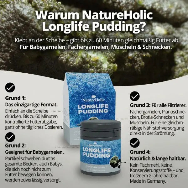 Longlife Pudding: Die stetige Futterquelle für dein Aquarium 🐌🍤 AquaTimo