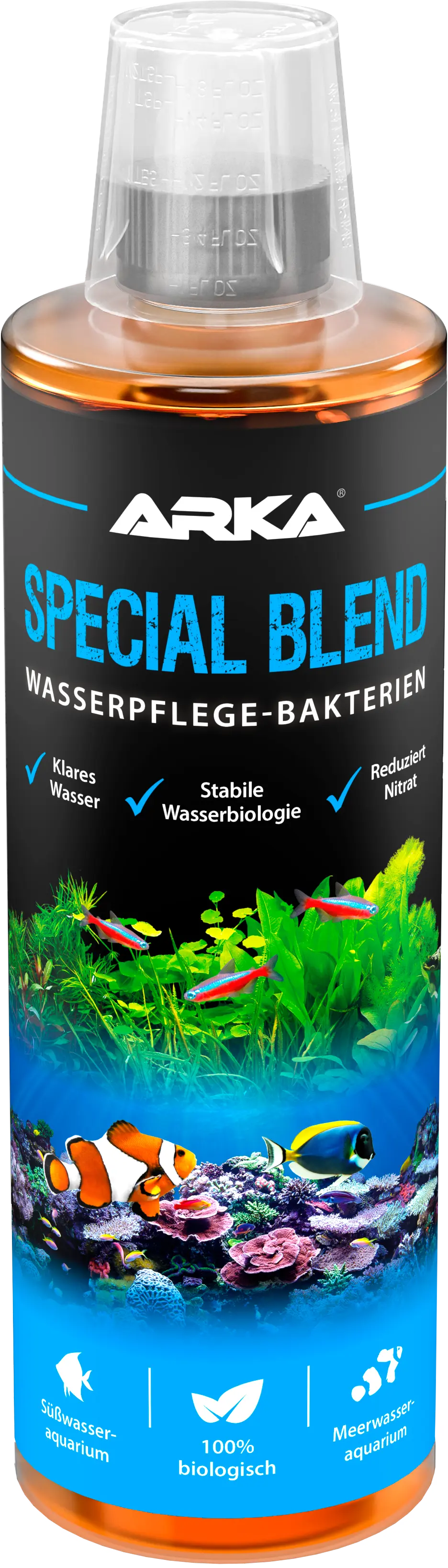 ARKA Special Blend: Die revolutionäre biologische Wasserpflege für Ihr Süßwasser-Aquarium! 💧✨ - AS+ AquaTimo