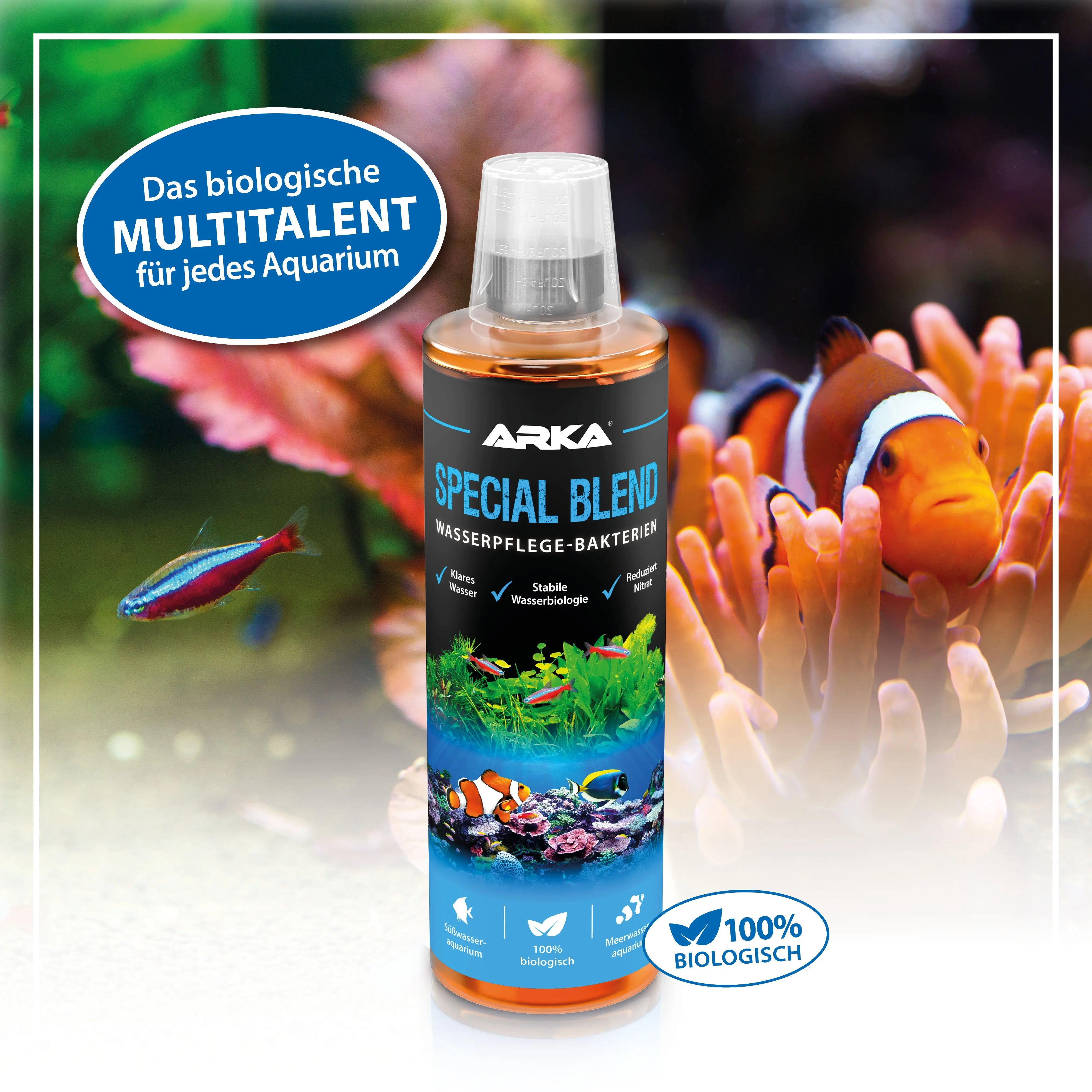 ARKA Special Blend: Die revolutionäre biologische Wasserpflege für Ihr Süßwasser-Aquarium! 💧✨ - AS+ AquaTimo