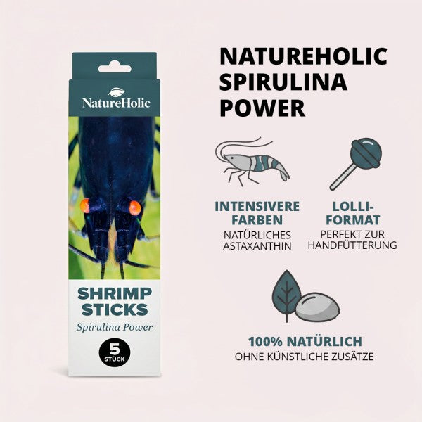 NatureHolic Shrimp Stick SpirulinaPower: Der Leckerbissen für intensive Farben