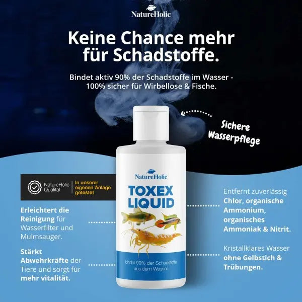 NatureHolic ToxEx Liquid: Dein natürliches Schutzschild für Garnelen & Co. AquaTimo