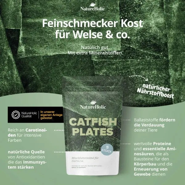 NatureHolic CatfishPlates: 100% Algen-Power für deine Harnischwelse und Aufwuchsfresser 🌿🐟 AquaTimo
