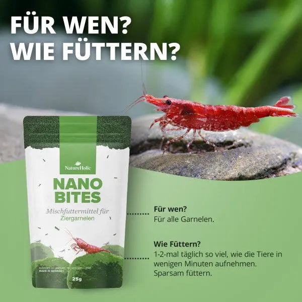 NatureHolic Nano Bites: Dein Premium-Mikrosticks-Futter für maximale Vitalität in deinem Nano-Aquarium! 🦐🚀 AquaTimo