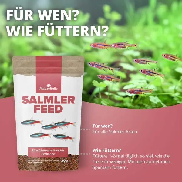 NatureHolic SalmlerFeed: Extrudiertes Hauptfutter für leuchtende Salmler und Co. 🐠✨ AquaTimo