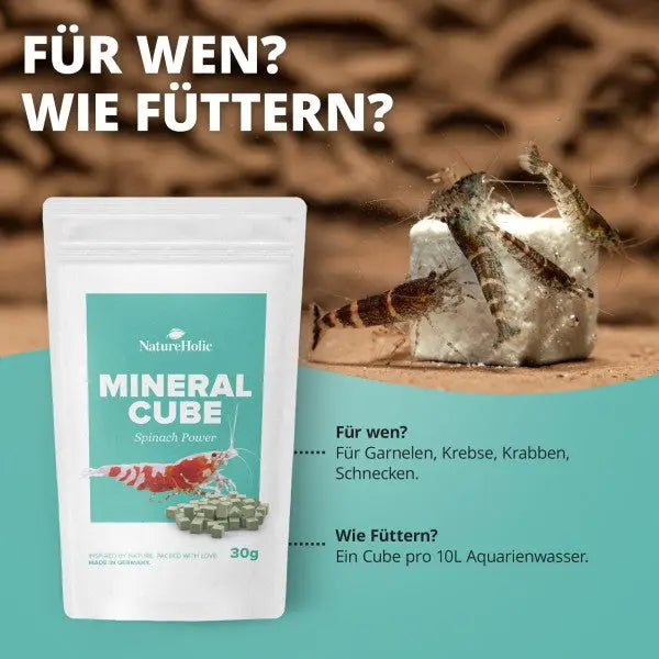 NatureHolic MineralCubes "Spinach Power": Die innovative Two-in-One Lösung für Mineralstoffe & dein stressfreies Ferienfutter! 🌿 AquaTimo