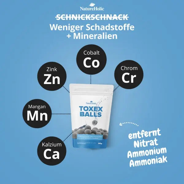 NatureHolic Toxex Balls: 3-fache Wirkung für dein Aquarium AquaTimo