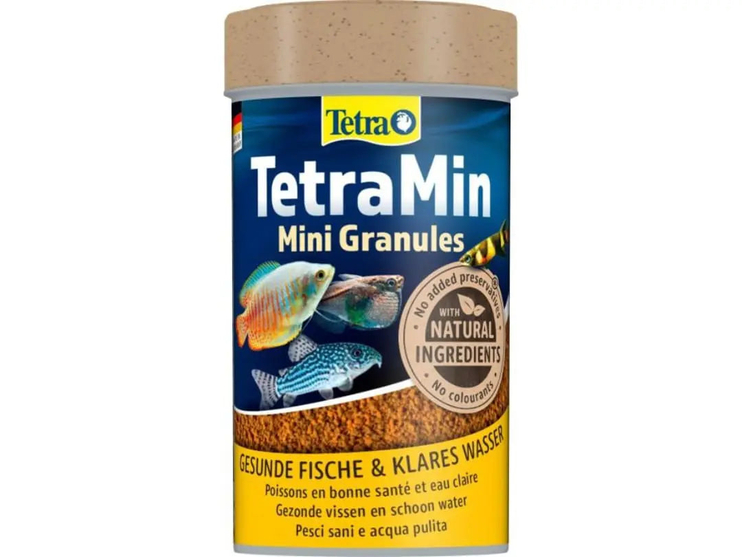 TetraMin Mini Granules – Hauptfutter in Granulatform für kleine Zierfische & Jungtiere - AS+ AquaTimo