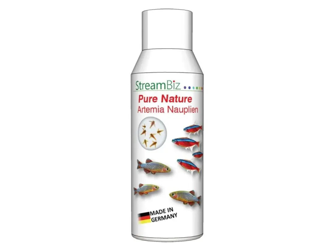 StreamBiz Pure Nature Artemia Nauplien – Naturnahes Futter für Jungfische, Garnelen & Zierfische - AS+ AquaTimo