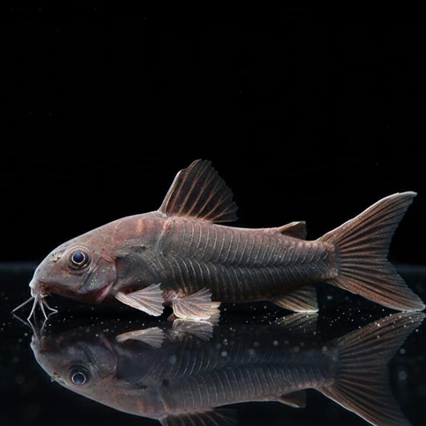 Corydoras aeneus "Black" - Schwarzer Metallpanzerwels