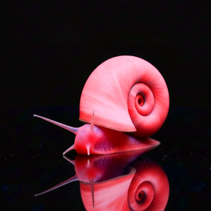 Posthorn Schnecke "Rosa" - PHS