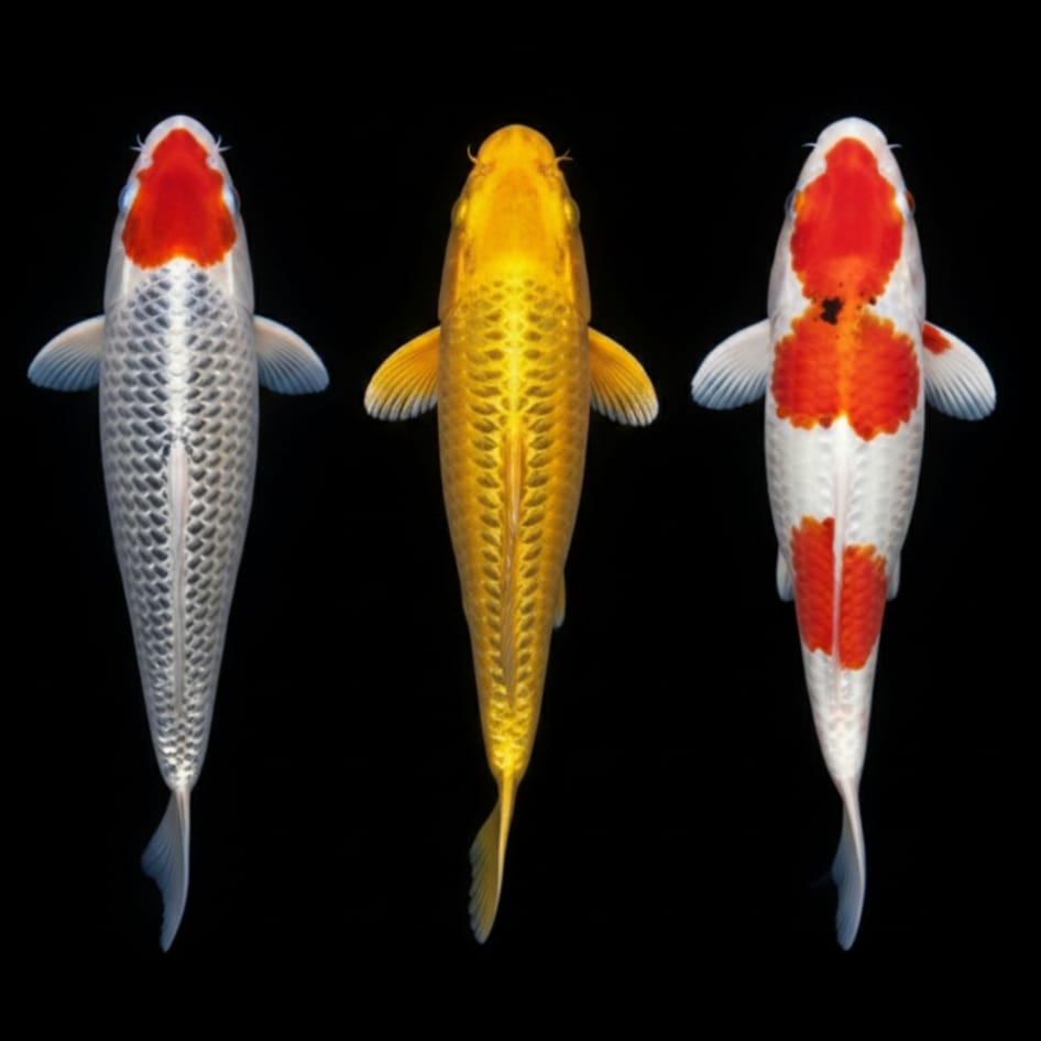 Koi-Karpfen - Cyprinus carpio 🧡