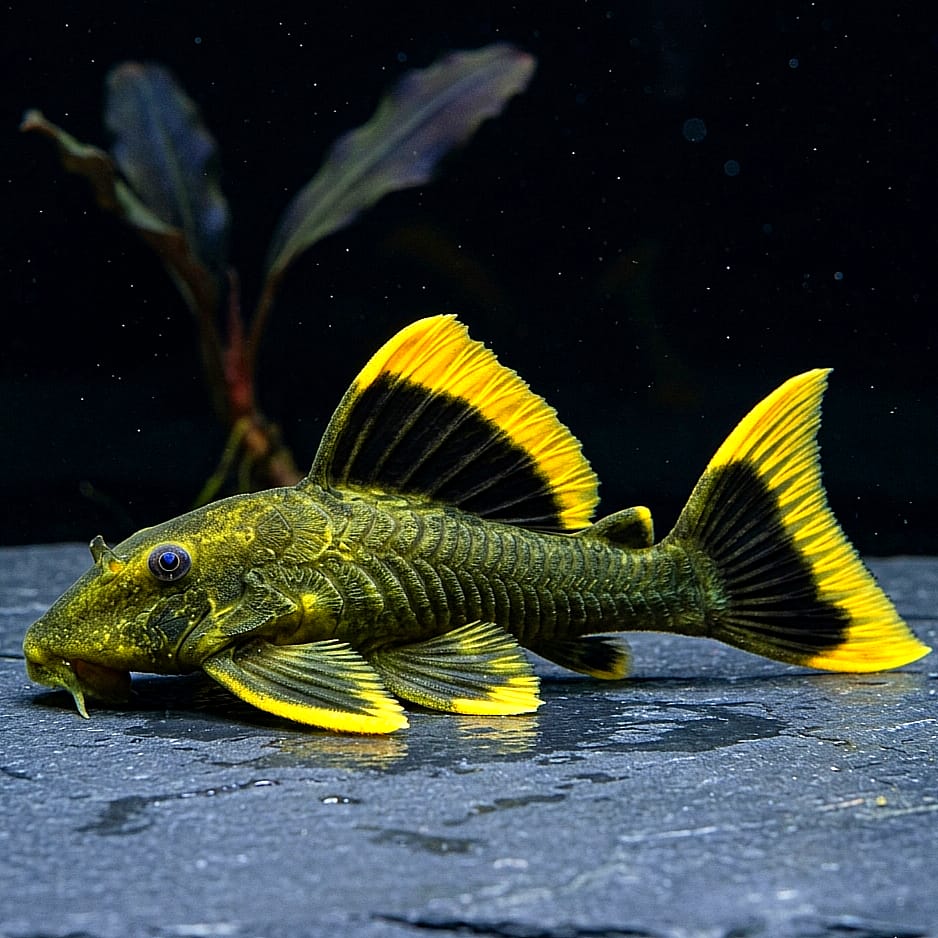 Moosgrüner Harnischwels L047 – Baryancistrus chrysolomus 'L047' 💚🐟