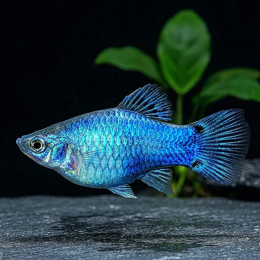 Platy Mickey Maus Blau – 💙Der charmante Klassiker mit besonderem Muster AquaTimo