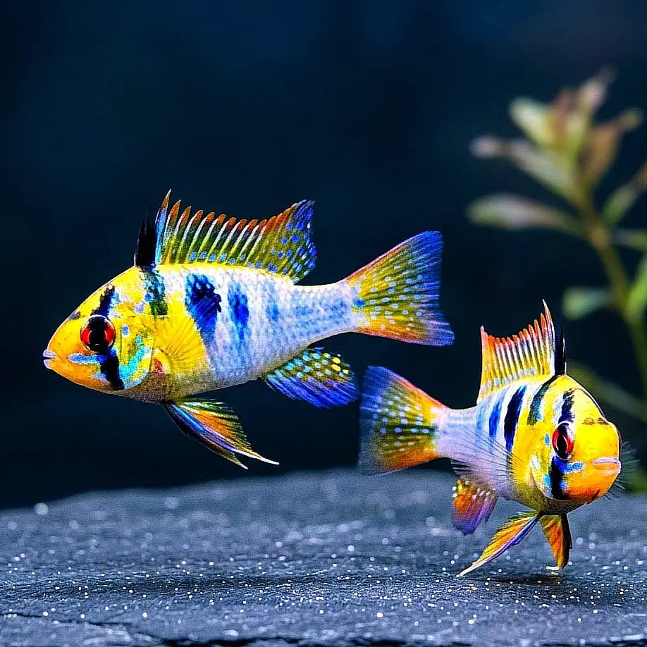 Schmetterlingsbuntbarsch - 💛(Microgeophagus ramirezi) aus Liebevoller Zucht ! AquaTimo