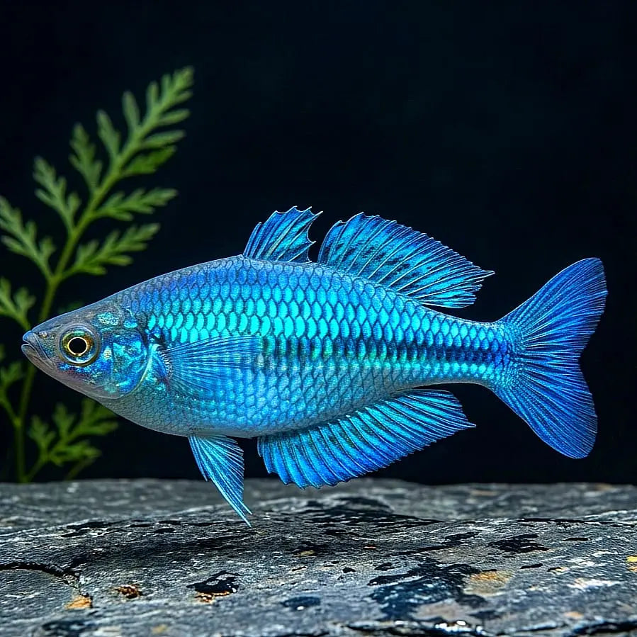 Blauer Regenbogenfisch – Melanotaenia lacustris 🌊🐟 AquaTimo