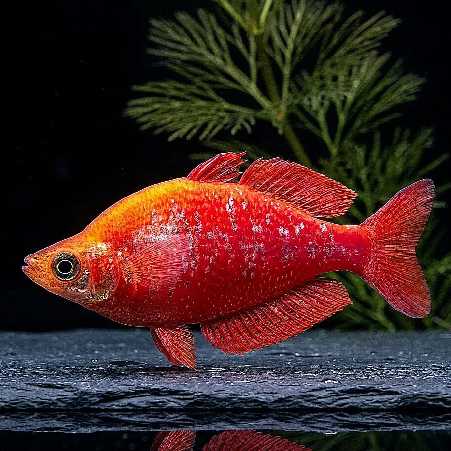 Lachsroter Regenbogenfisch – glossolepis incisus 🐟🔥 AquaTimo