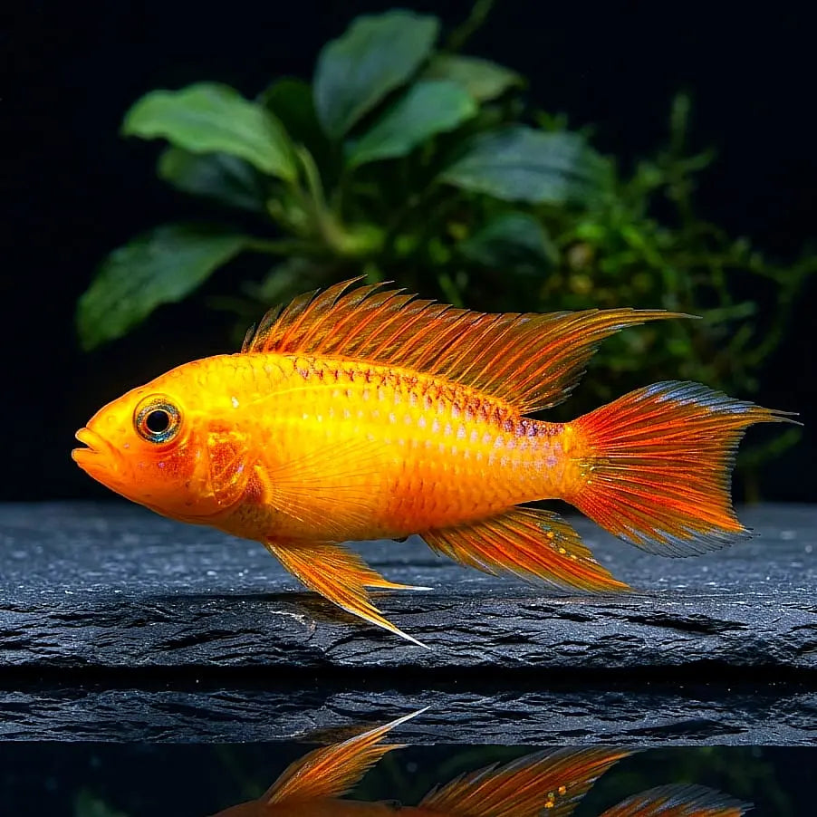 Agassizii-Zwergbuntbarsch gold-rot – Farbenpracht im Mini-Format 🌈🐠 AquaTimo