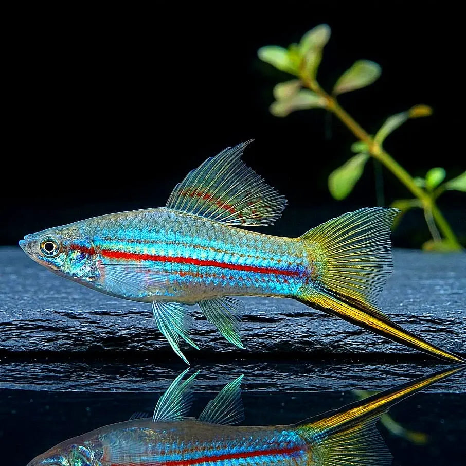 Schwertträger Grün – Seltene Farbvariante mit natürlicher Eleganz AquaTimo