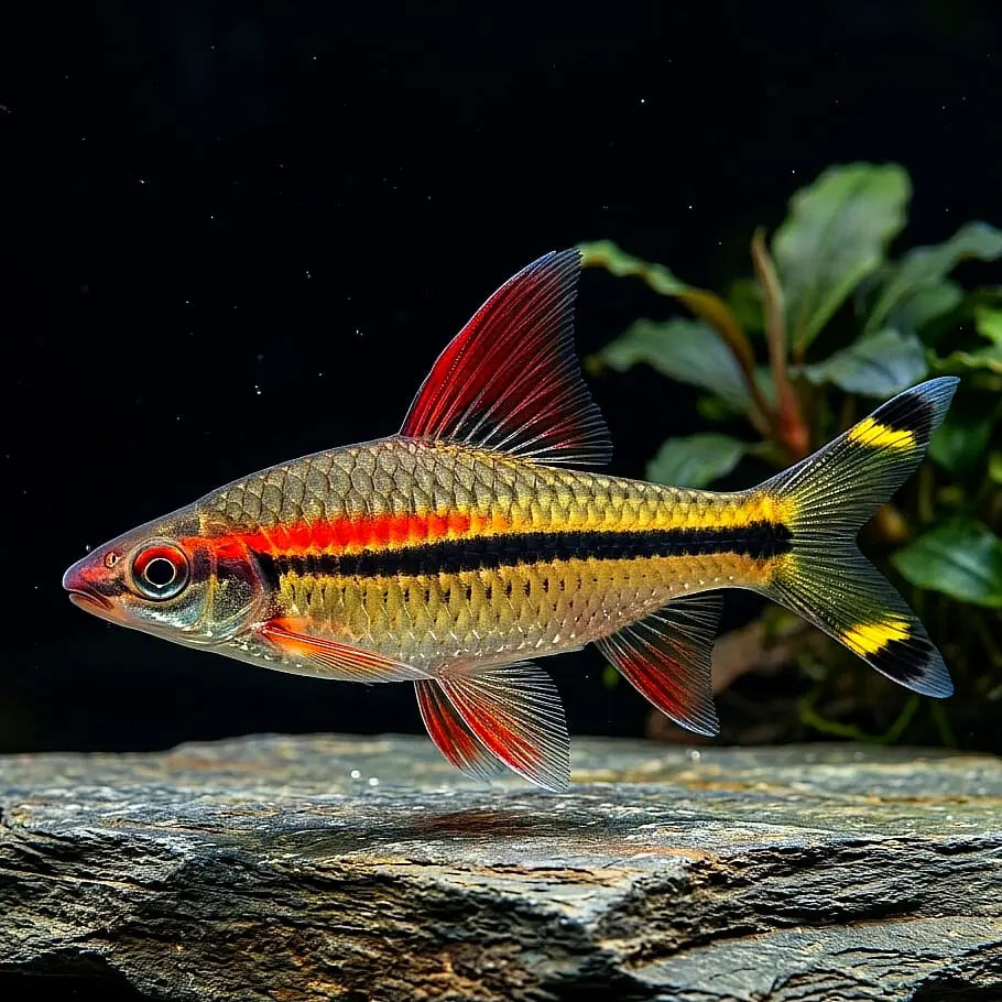Rotstrichalgenfresser – Puntius denisoni 🐠🌿 AquaTimo