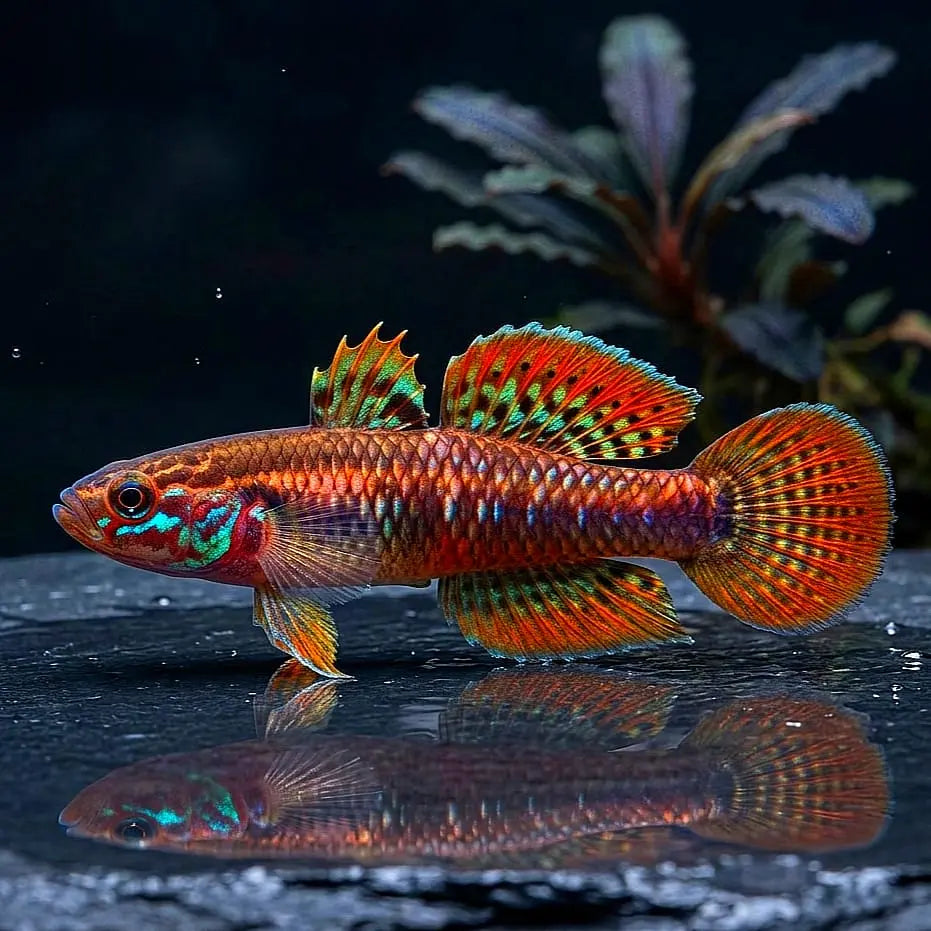 Goldrote Algengrundel (Stiphodon ornatus) AquaTimo