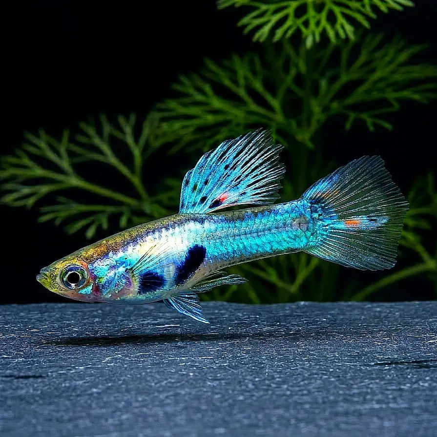 Endler Guppy "Japan Blue" – Poecilia wingei 💙🐠 AquaTimo