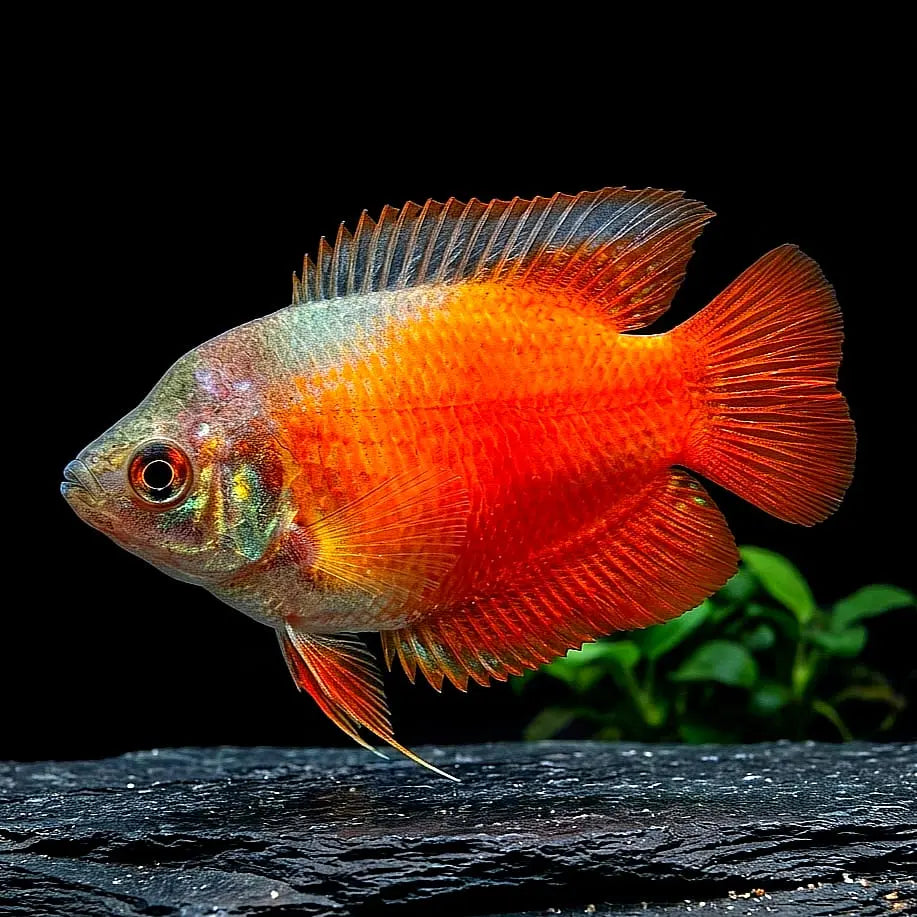 Colisa lalia "Neon Red" (Cobaltblauer Zwergfadenfisch) Fadenfisch AquaTimo