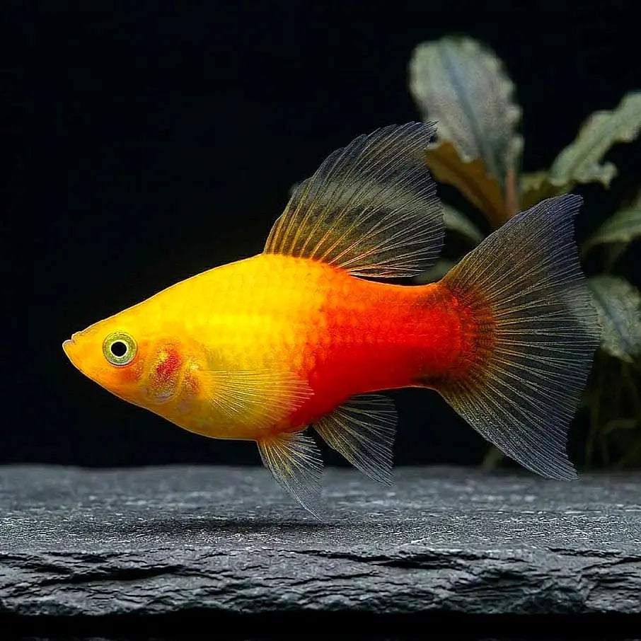 Platy Sunset Gold – Warme Farbenpracht wie ein Sonnenuntergang AquaTimo