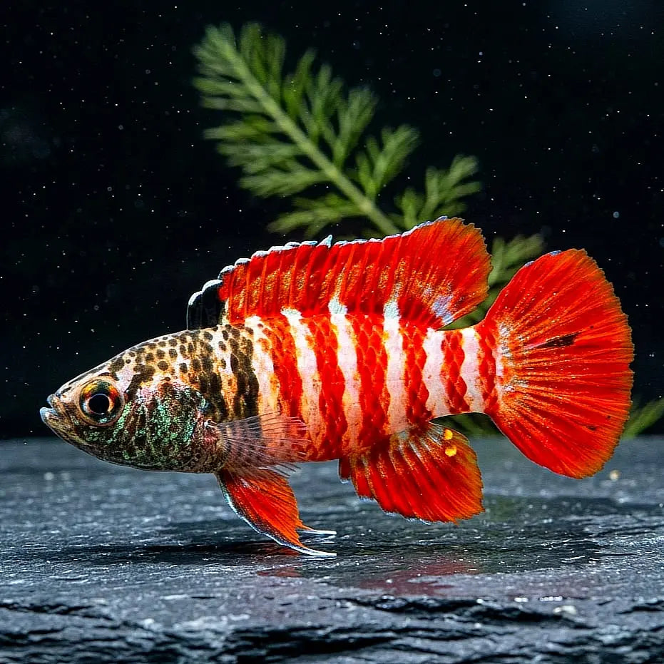 Zwergblaubarsch - 🖤❤️ "Black Tiger" Dario tigris AquaTimo