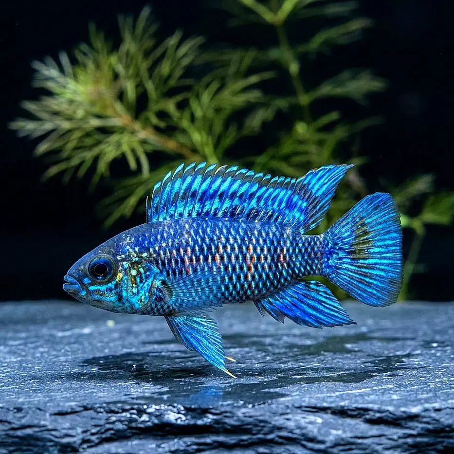 Blaubarsch - 💙 Badis badis Zwergbuntbarsch AquaTimo