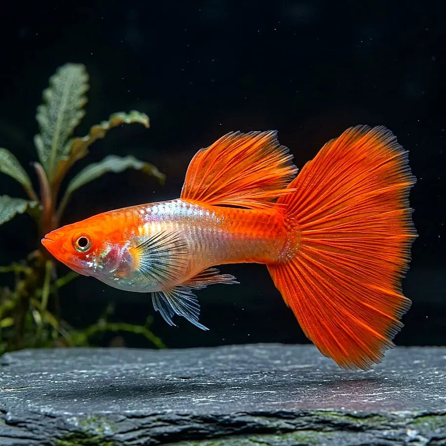 Hochzucht Guppy - 🧡🤍 Koi AquaTimo