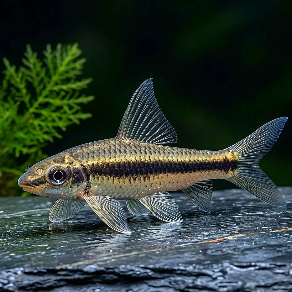 Siamesische Rüsselbarbe Algenfresser – Crossocheilus siamensis 🍃🐟 AquaTimo