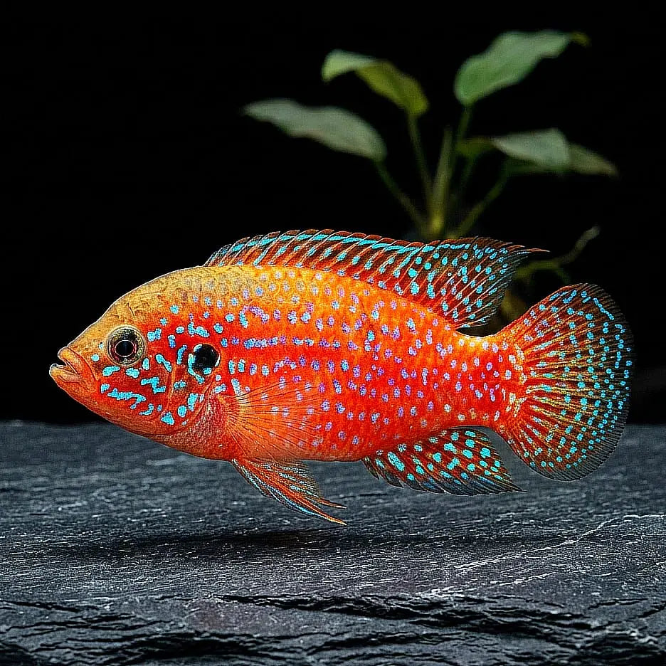 Roter Hemichromis – Hemichromis guttatus (Rubricatochromis guttatus) AquaTimo
