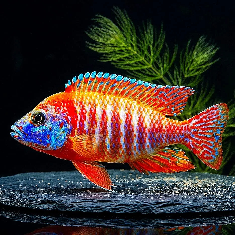 Aulonocara rubescens – Rubinroter Kaiserbuntbarsch AquaTimo