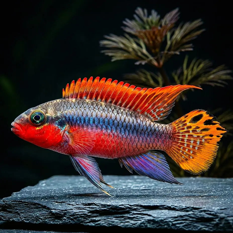Smaragdbuntbarsch "Nigeria Red" – Pelvicachromis taeniatus NIGERIA ROT AquaTimo