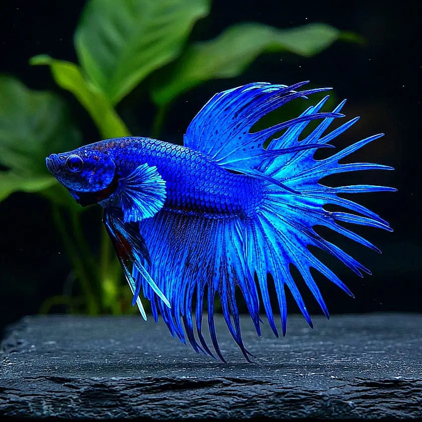 Kampffisch Betta splendens – Corwntail Blue AquaTimo