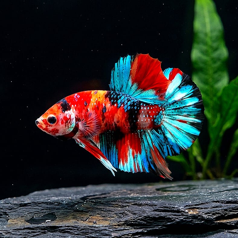 Kampffisch Betta splendens – Plakat "Candy" 🍭🐠