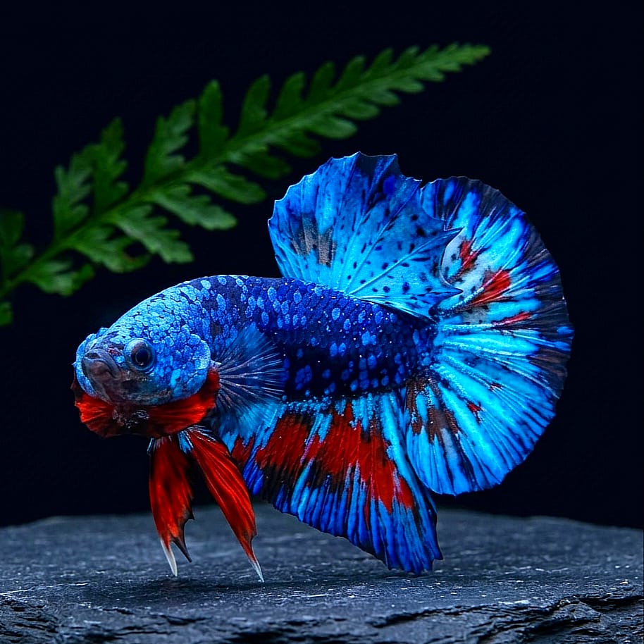 Betta splendens "Plakat Mix" – Kurzflossiger Kampffisch in bunter Vielfalt